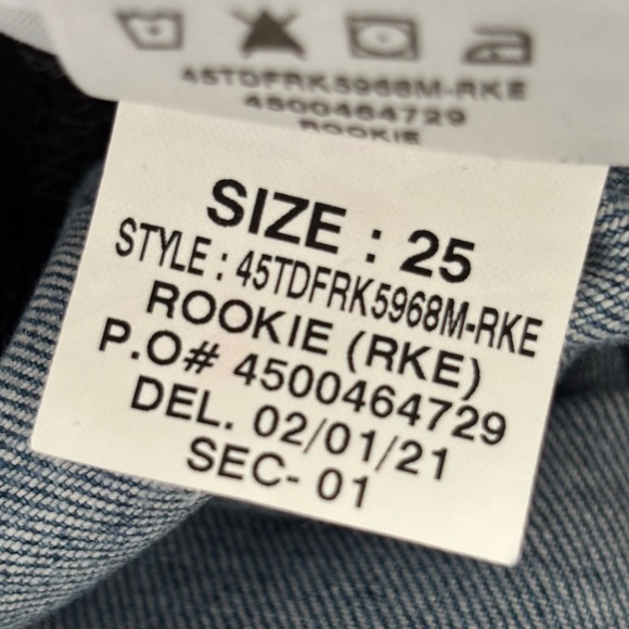 JOE'S The Icon Rookie Mid Rise Skinny Ankle Stretch Jeans--25 - Picture 14 of 16
